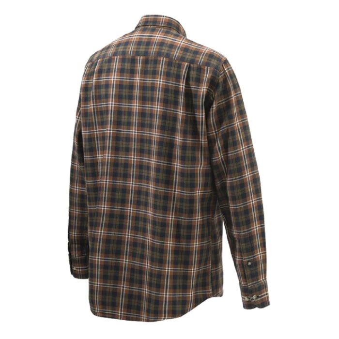 Beretta Wood Flannel Button Down Shirt (Tobacco) - Image 2